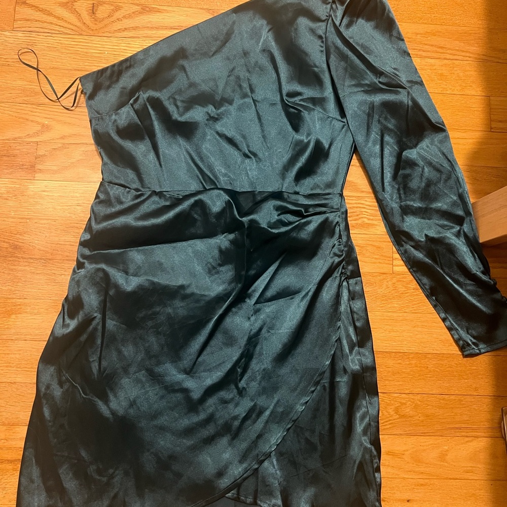 Altar'd State Teal Satin Fabric